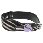Holly&Lil - Black Zebra Safari Collar