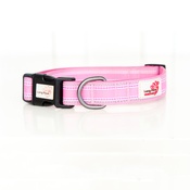 Long Paws - Comfort Padded Dog Collar – Pink