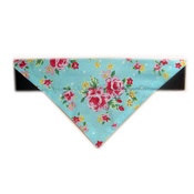Zukie Style - Vintage Blue And Pink English Rose Bandana