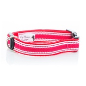 Pet Pooch Boutique - Red Breton Stripe Collar