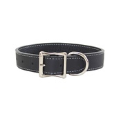 Auburn Leathercrafters - Tuscany Leather Dog Collar – Black