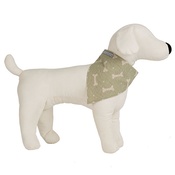 Mutts & Hounds - Sage Bone Linen Dog Neckerchief