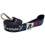 Cycle Dog - Black-Multi Modern Art Dog Lead