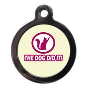 PS Pet Tags - The Dog Did It Cat Tag