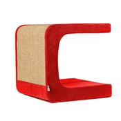 Catworks - Scratching Post - Letter C - Red
