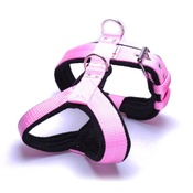 El Perro - 4cm Width Fleece Comfort Dog Harness – Baby Pink
