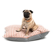 Mutts & Hounds - Orange Striped Pillow Dog Bed