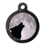 PS Pet Tags - Howling Wolf Pet ID Tag