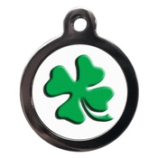 PS Pet Tags - Four Leaf Clover Pet ID Tag