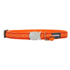 Orange Cosmos Cat Collar