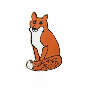 Mr Fox Brooch
