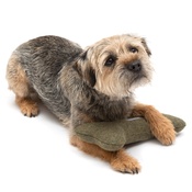 Mutts & Hounds - Forest Green Tweed Bone Toy