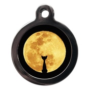 PS Pet Tags - Cat & Moon Cat Tag