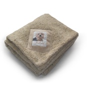 Princey's Blankets - Personalised Beige Luxury Sherpa Blanket