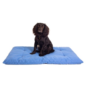Plain Dog Roll Bed - Blue