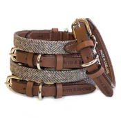 Mutts & Hounds - Herringbone Tweed Dog Collar