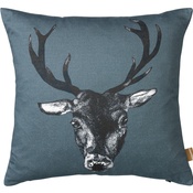 Lisa Bliss - Stag Cushion in Teal