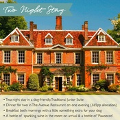 PetsPyjamas - Lainston House Exclusive Two Night Stay Voucher