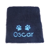 My Posh Paws - Personalised Pet Towel - Black