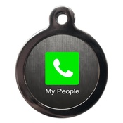 PS Pet Tags - Call My People Dog ID Tag