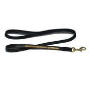 Pear Tannery - Clincher Leather Dog Lead – Black