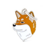 My Family - Akita Engraved ID Tag