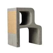 Catworks - Scratching Post - Letter R - Grey