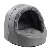 House of Paws - Arctic Silver Fox Hooded cat bed