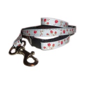 Zukie Style - Vintage English Rose Small Dog/Puppy Collar & Lead Set