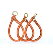 Pear Tannery - Rolled Slip Leather Dog Collar - Tan
