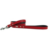 Bobby - Bone Rivet Dog Lead- Natural