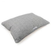 Mutts & Hounds - Stoneham Grey Tweed Pillow Bed
