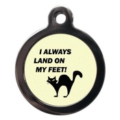 PS Pet Tags - I Always Land on My Feet Cat Tag