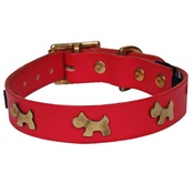 Creature Clothes - Doggy Studs Collar Red