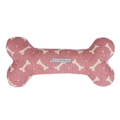Mutts & Hounds - Linen Bone Toy - Heather