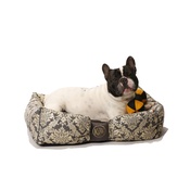 Katalin zu Windischgraetz - Chien Parisien Dog Bed – Slate Grey & Gold