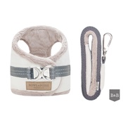 Bowl&Bone Republic - Yeti Dog Harness & Lead Set - Cream