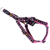 Hem & Boo - Pink Paws & Bones Dog Harness