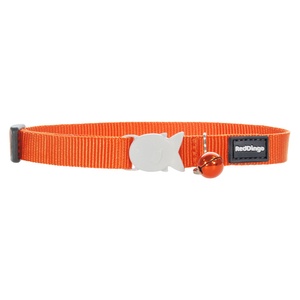 Plain Orange Cat Collar
