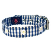 Creature Clothes - Gingham Collar with Daisies
