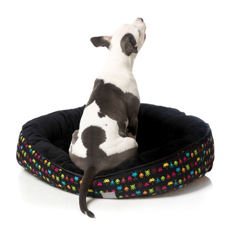Space Raiders Reversible Dog Bed 2