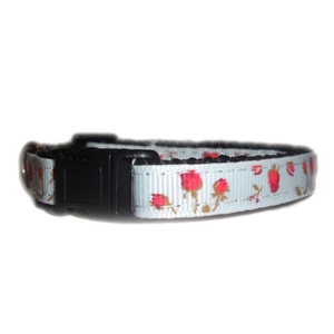 Vintage English Rose Small Dog/Puppy Collar