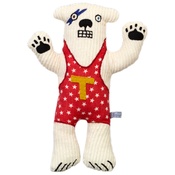 Terri Leahy - Haystacks the Polar Bear - Personalised - Blue