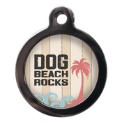 PS Pet Tags - Dog Beach Rocks Pet ID Tag