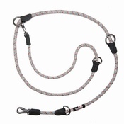 Long Paws - Comfort Rope Training Leash - Grey