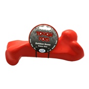 Tough Toys - Tough Toys Supersize Rubber Bone – Red