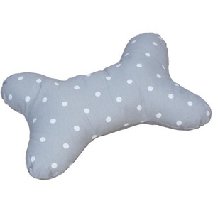 Dog Bone Pillow - Dotty Grey