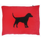 Creature Clothes - Labrador Dog Doza - Black on Red