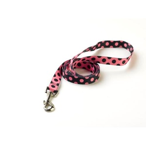 Pink/Black Polka Dot Lead
