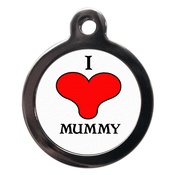 PS Pet Tags - I Love Mummy Pet ID Tag